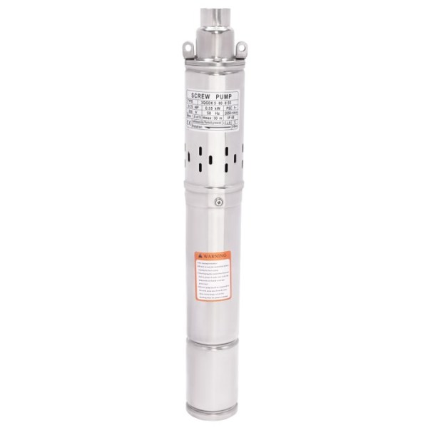 Pompa per pozzi profondi da 3 pollici, acciaio inossidabile, 550 W 1800 L/H 230 V/ 50 Hz