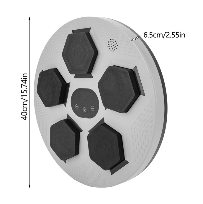 Music Boxing Machine Con Guantoni | Macchina Da Boxe LED Bluetooth, 15 Modalit&agrave;, 15 Velocit&agrave; | Allenamento Boxe Casa Per Adulti E Bambini