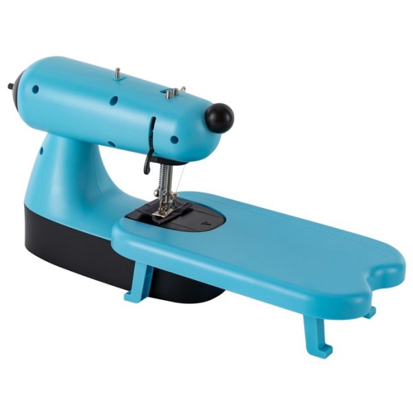 Mini macchina da cucire, portatile e compatta, due modalità amici, due modalità, familiari e Amanti, robusta e resistente (blu)