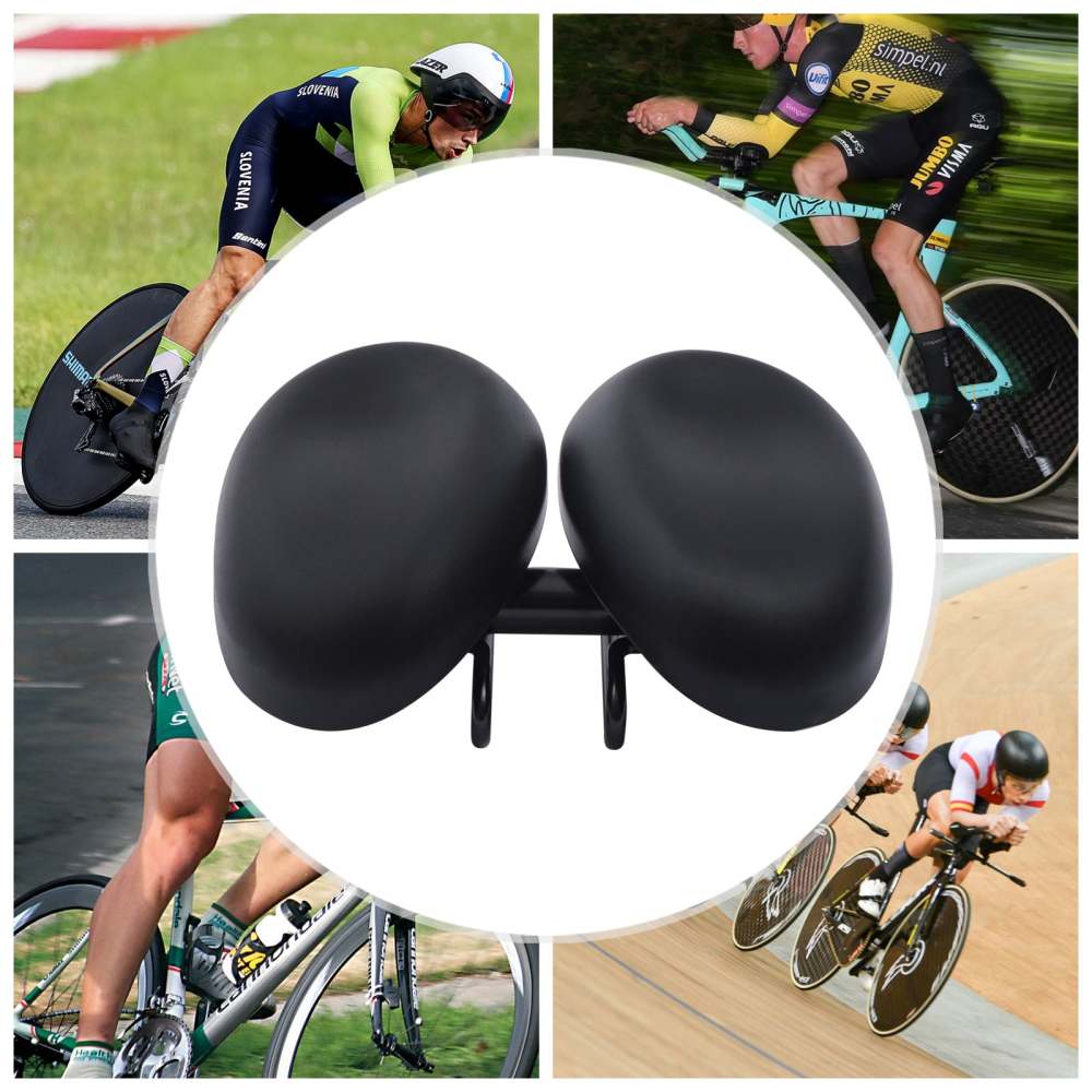 Sella per bicicletta senza naso, ammortizzante Dual Pad, morbida