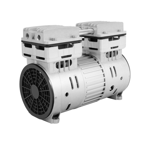 Compressore d'aria senza olio 1PS, 750W 8 bar 145 l/min, testa del compressore portatile, Rotori silenziosi