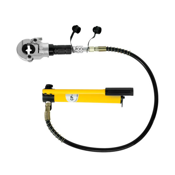 Pinza Idraulica 8T Per Tubi Compositi – Testa Girevole 360°, Inserti 16-32 Mm, Tipo TH