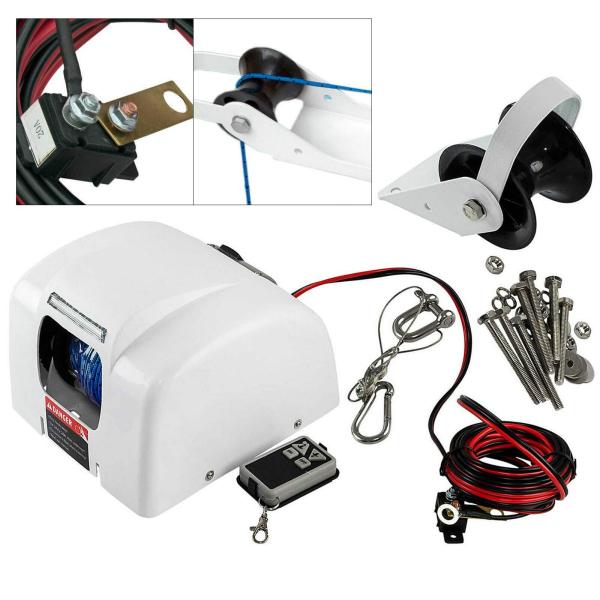 Verricello elettrico dell'ancora del telecomando dell'acqua salata 20KG Verricello elettrico con l'argano