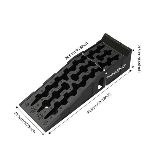 1 paio di rampe per auto da 7,25 t/ 16000 libbre con design di nidificazione per rampe per auto pesanti