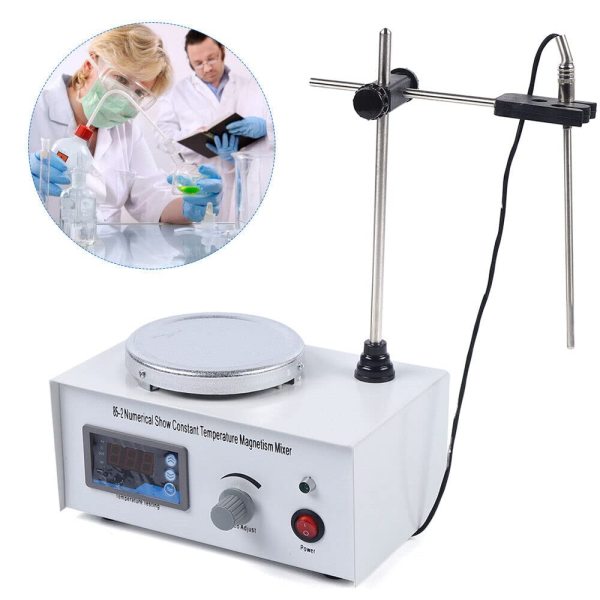 Agitatore magnetico da laboratorio, agitatore magnetico, mixer per laboratorio, con piastra riscaldante, 1000 ml