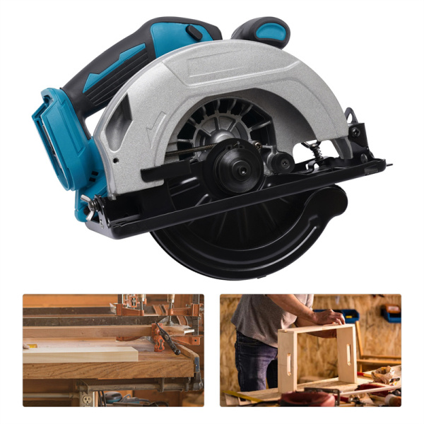 Sega Circolare Oortatile senza Fili da 18 V, 45 Gradi, per Legno, 4500 Giri/min, Coppia di serraggio
