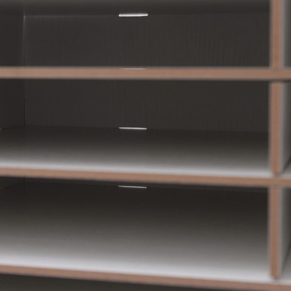 Vassoio Organizer Impilabile Per Documenti A4 - Nero In Polistirene