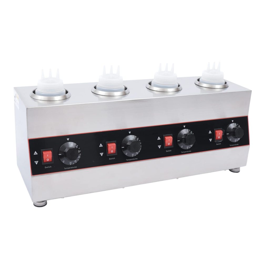 ILUKKY Dispenser Per Salse, Commerciale Dosatori Per Salse Marmellate Sciroppi Ketchup Dosatore Con Pompa Dosatrice Da 10cc Per Ristoranti A Buffet, Negozi Di Bevande, Facile Da Spremere(Size:1L×2