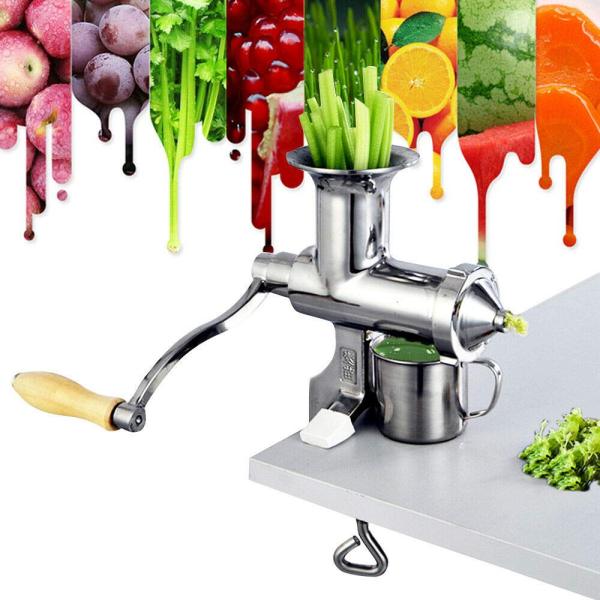 Estrattore di succo a mano,Spremiagrumi manuale, in acciaio inox, facile da usare, per frutta e verdura, per succhi