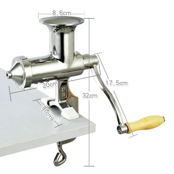 Spremipomodoro manuale in acciaio inox Super Gulliver Omac Reber