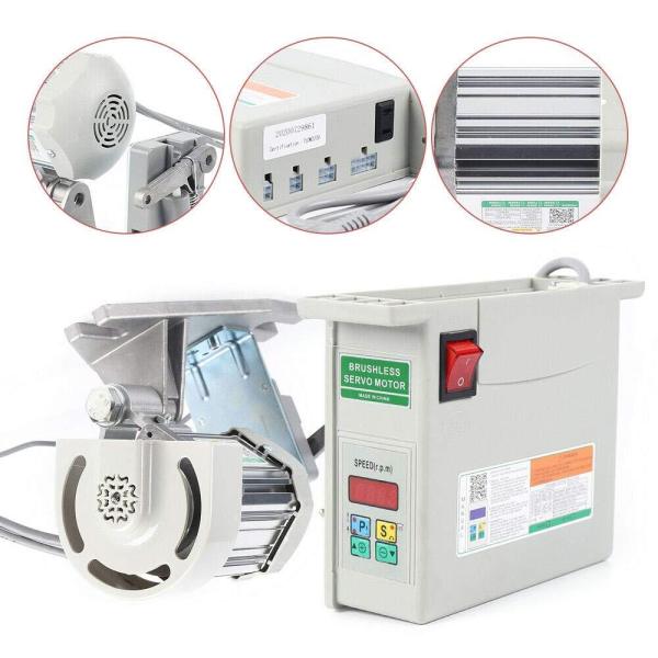 Macchina da cucire, a risparmio energetico, servomotore senza spazzole, macchina da cucire 99,5% rame, industriale, 750 W