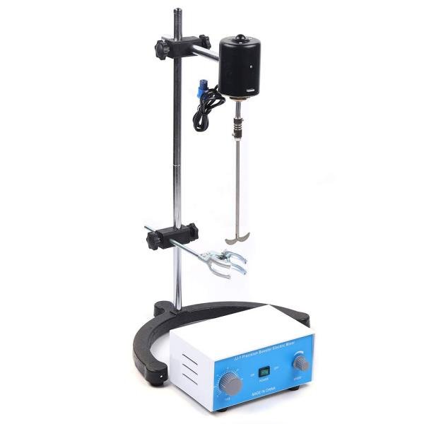 Mescolatore elettrico da laboratorio elettrico di precisione da laboratorio, frullatore da 3000 giri/min, con asta in acciaio inox (200 W)
