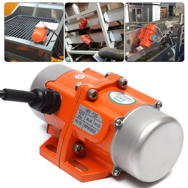 1 Fase Motore Vibrante Elettrico Forza Di Eccitazione Regolabile 100W