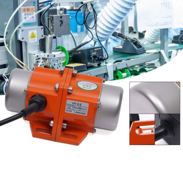 60 W motore di vibrazione asincrono a basso rumore monofase 3000RPM