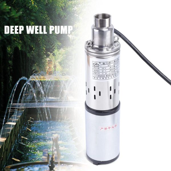 Pompa solare per fontane, 280 W, in acciaio inox, pompa a immersione, per fontane, irrigazione da giardino, 48 V