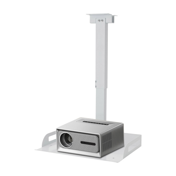 Supporto per proiettore da soffitto, universale, altezza regolabile, 34-56 c, portata: 14 kg, Bianco|CNCEST Supporto per proiettore da soffitto, universale, altezza regolabile, 34-56 c, portata: 14 kg, Bianco|CNCEST