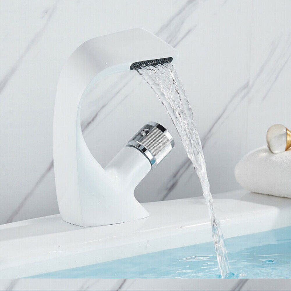 ROSA | Rubinetto Da Bagno Premium A Cascata Alta Oro | Miscelatore Hotel Gastro Premium Per Lavabo Freestanding - In Acciaio Inox Con Bocca Alta - Foto 6