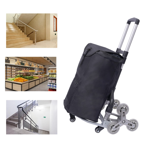 Carrello Pieghevole Portatile HTTMT Che Sale Le Scale, Per Trasportare Merci Su E Giù Per Gradini.