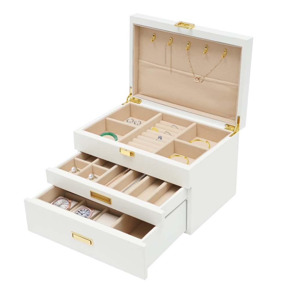 Bowknot Ribbon Flip Jewelry Box Per Orecchini Ad Anello Collana Ciondolo - Foto 9