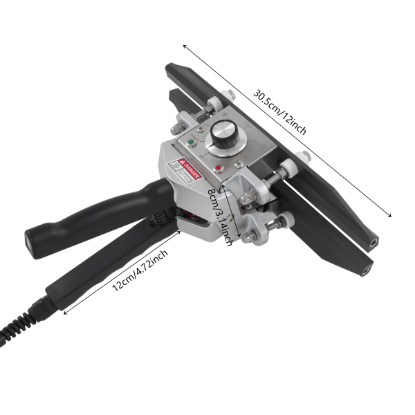 12in Sealing Machine, Portable Heat Sealer, Portable Hand Held Crimp Sealer - Nero