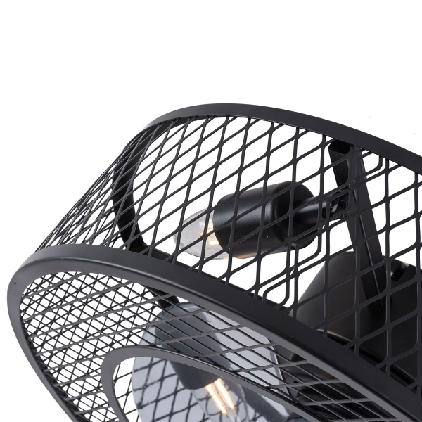 YUNZI Ventilatore A Soffitto Con Luce E Telecomando Dimmerabile Soggiorno Gold