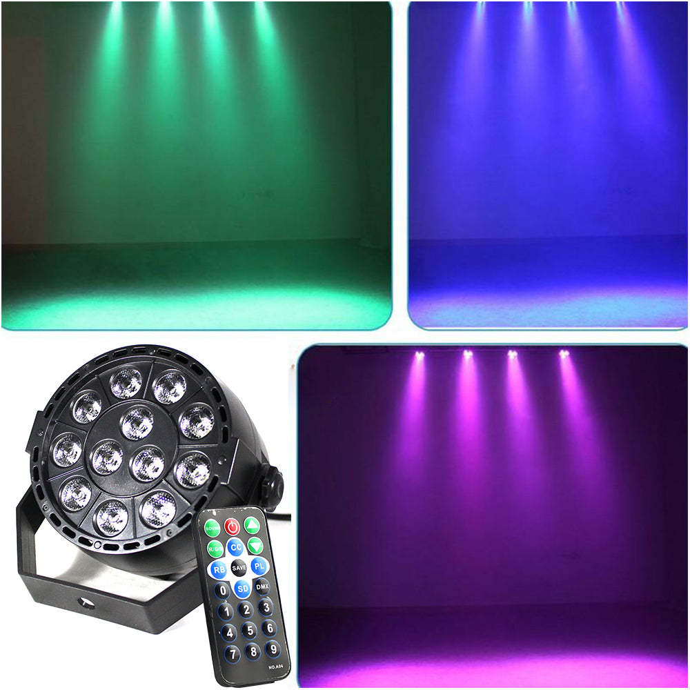 Set 4 Faretti LED Da Palco 15W RGB - DMX, Telecomando, Effetti Stroboscopici E Musicali - Foto 10