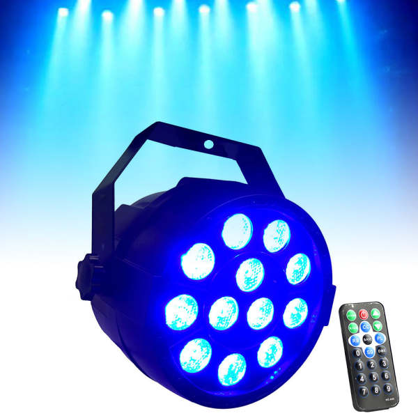 36W Illuminazione da Palcoscenico,lampada da scena a 7 canali,12 luci LED RGB da 3 W,per palcoscenico,feste, matrimoni, bar,club
