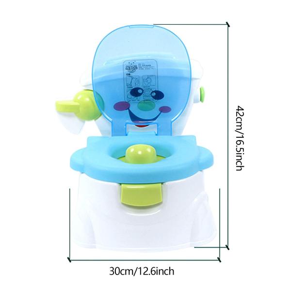 Vasino, vasino portatile antiscivolo per bambini, blu, sedile WC per bambini