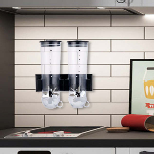 Dispenser Cereali Rotante 6 Scomparti - Contenitore Riso E Legumi Con Coperchio - Foto 11