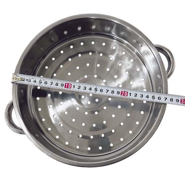 Avacraft Pentola In Acciaio INOX Con Coperchio In Vetro, Colino