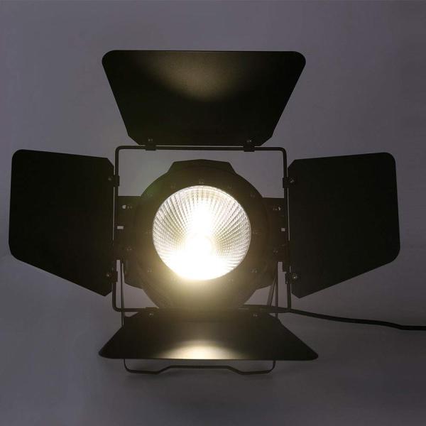 2 in 1 COB LED per palcoscenico, illuminazione da palcoscenico, 200 W, faretto da teatro, luce di colore bianco caldo