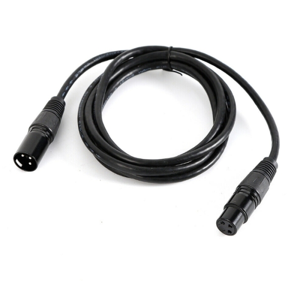 Cavo segnale DMX, DMX512, cavo luce scenica, 10 2m, cavo segnale DMX per illuminazione scenica, nero