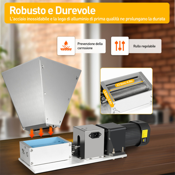 Macinino Elettrico In Alluminio - Per Erbe E Tabacco, 18000 Giri/min - Foto 6