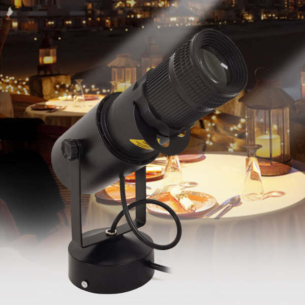 15W LED followspot di scana, regolabile, per matrimoni, teatro, fotografia, discoteca, club
