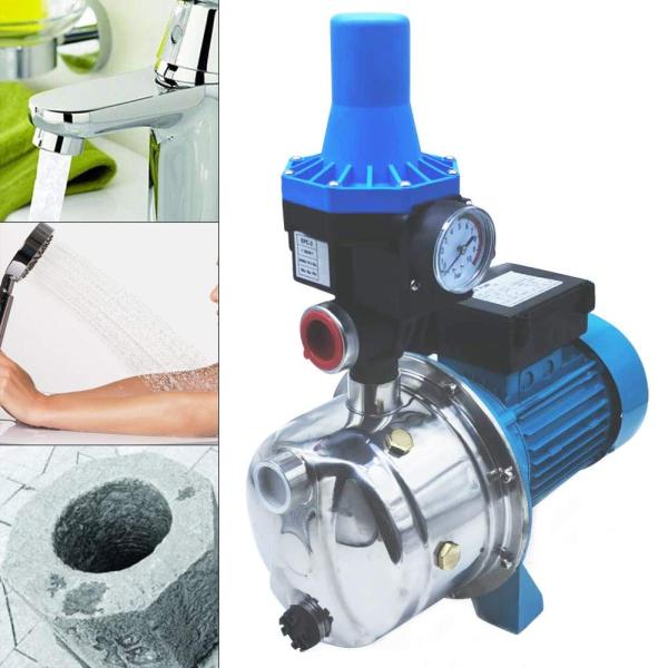 Pompa Acqua 220V 370W - Pompa Da Giardino, 2000 L/h, Altezza Max 38m, Per Irrigazione E Prelievo Acqua - Foto 2