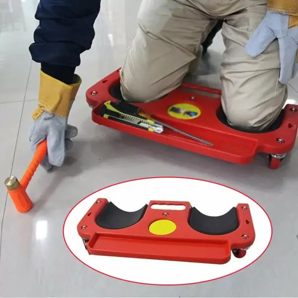 Ginocchiere da lavoro, installazione di piastrelle per pavimenti, ginocchiere universali, rotolo da officina Ginocchiere da lavoro, installazione di piastrelle per pavimenti, ginocchiere universali, rotolo da officina