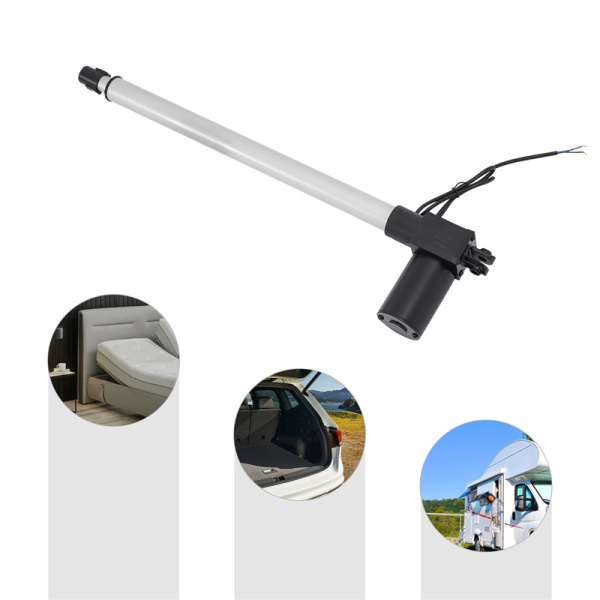 Motore di sollevamento Attuatore lineare Cilindro elettrico 12V 6000N Corse 450mm IP44 Guide lineari Per divano letto elettrico DC