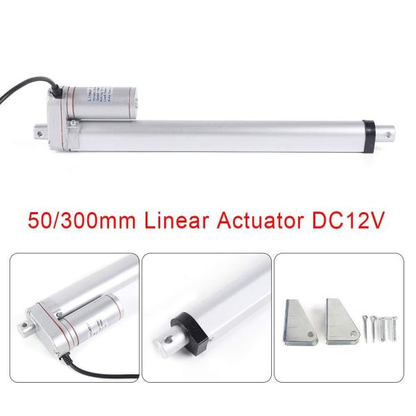 DC12V 1500N 300mm Attuatore Lineare Motore Lineare Attuatore Motore Attuatore Lineare Apri Cancello per Lettino Elettrico.