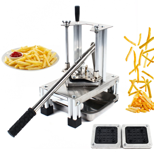 Tagliapatate in acciaio inox, tagliapatate verticale, professionale