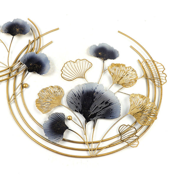 Segnalibri Metallici 3D Con Nappa - Foglia D'Acero, Ginkgo E Quadrifoglio - Dorati E Eleganti - Foto 3