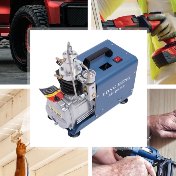 La pompa del compressore d'aria ad alta pressione PCP elettrica da 220 V, per auto, moto e bici