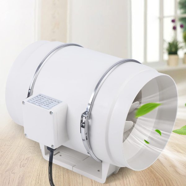 Ventilatore tubolare con cuscinetti a sfera, 220 V, per la cucina, per la ventilazione e la deumidificazione (HF-200P)