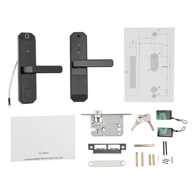 Serratura Biometrica Maniglia Apertura Impronta Digitale Professionale Sistema Anti Rapina Sequestro Per La Sicurezza Casa Villa Appartamento Ufficio - Foto 4