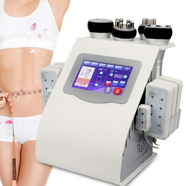 RF40K Cavitazione Ultrasonica Laser Dimagrante, 8 Pastiglie Ultrasuoni Liposuzione Cavitazione laser Lipo Vuoto Decl