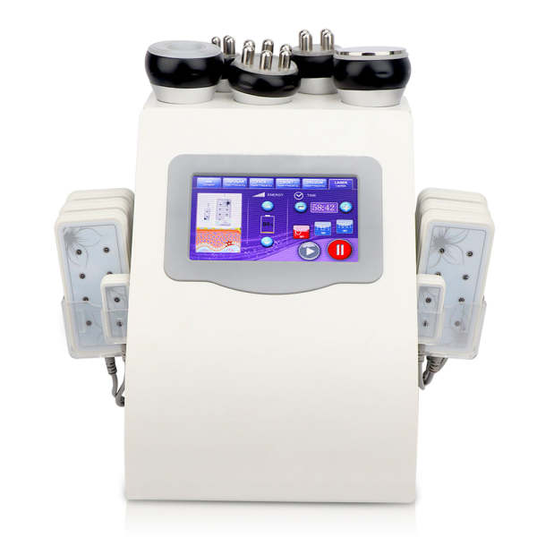 RF40K Cavitazione Ultrasonica Laser Dimagrante, 8 Pastiglie Ultrasuoni Liposuzione Cavitazione laser Lipo Vuoto Decl