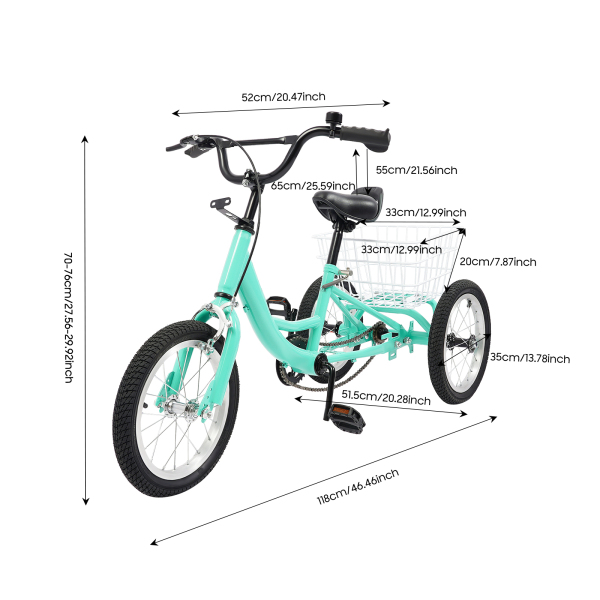 Corno Per Bici Bambini - Clacson Ad Aria Con Motivo Dinosauro/Sirena, Universale 22mm - Foto 6