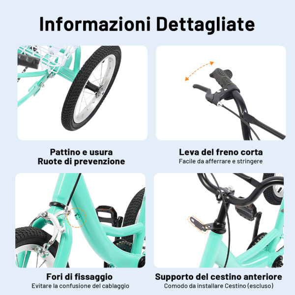 Borsa Da Manubrio Per Bici - 3,5L, Tessuto Oxford 1200D, Con Tracolla | Per Biciclette, Scooter E Uso Quotidiano - Foto 5