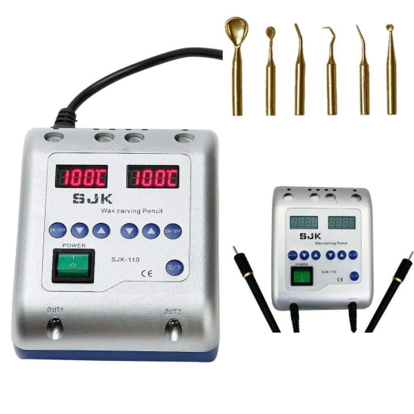 Cera elettrica Dental Digital con 6 punte, con 6 Wax