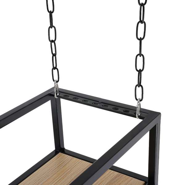Porta Bicchieri Da Vino Da Tavolo, In Ferro Color Bronzo, Supporto A Testa In Giù Per 6 Bicchieri, Base Rotonda Stabile, Dimensioni 33x23.5 Cm, Per Cucina E Bar - 4