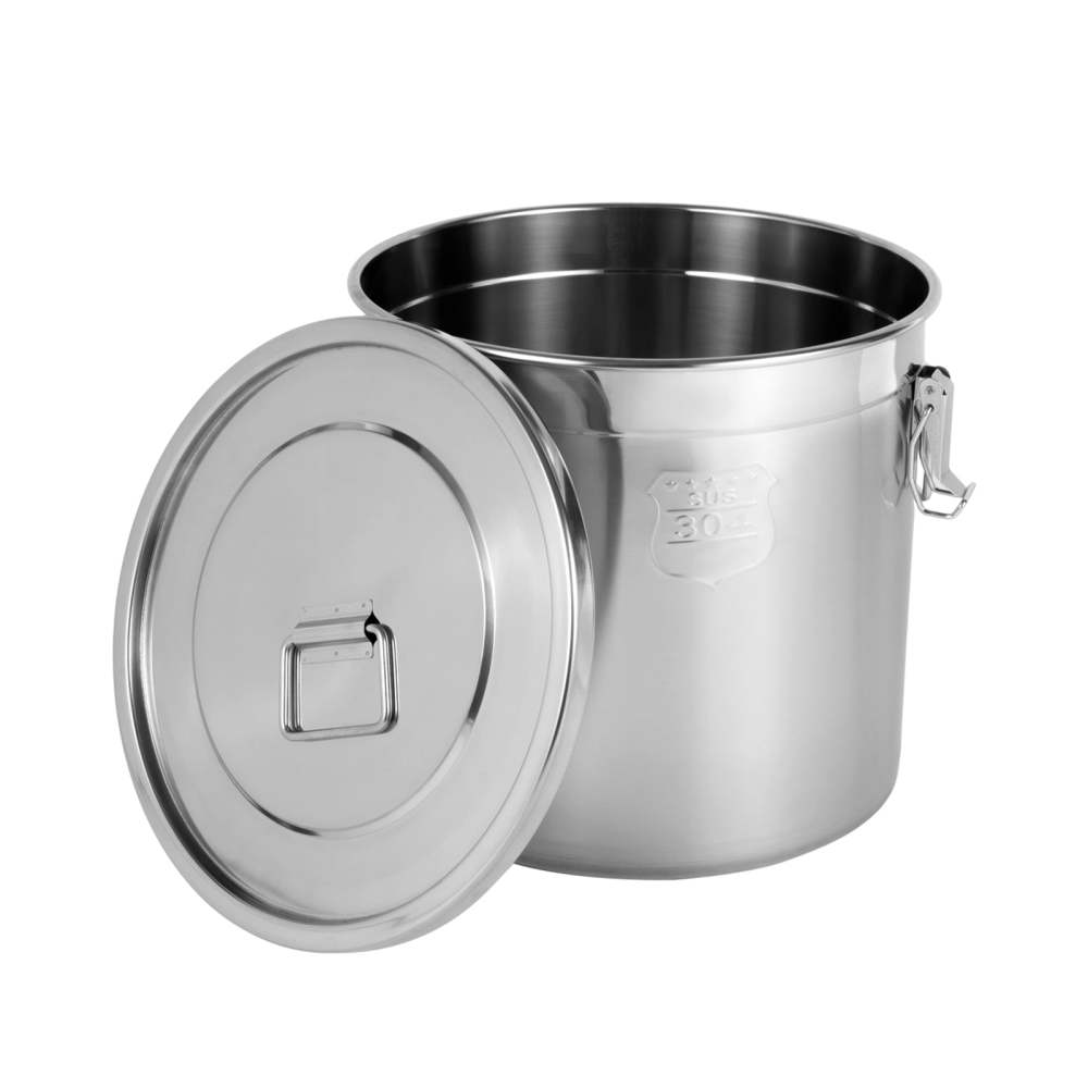 Set 3 Contenitori Per Alimenti In Acciaio Inox VELER Con Coperchi Ermetici - A Prova Di Perdite - 3